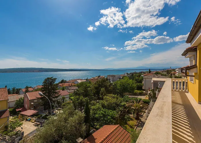 Helles Nur 300 Meter Zum Mit Herrlichem Meerblick Und Kinderschaukel * Crikvenica